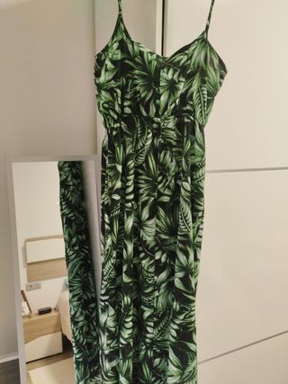 Vestido gasa H&M, talla 38