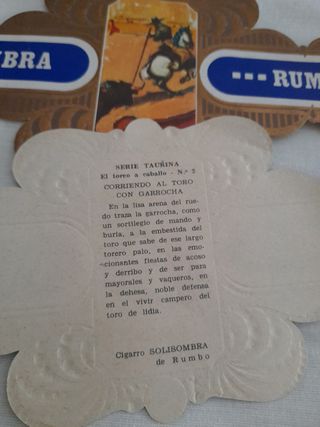Tres vitolas iguales toreo a caballo