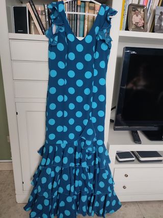 Traje vestido flamenca gitana