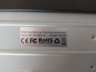 Tastiera membrana RGB