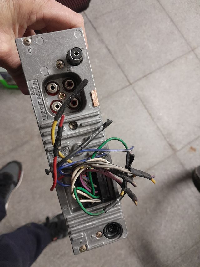 Radio cassette de cinta