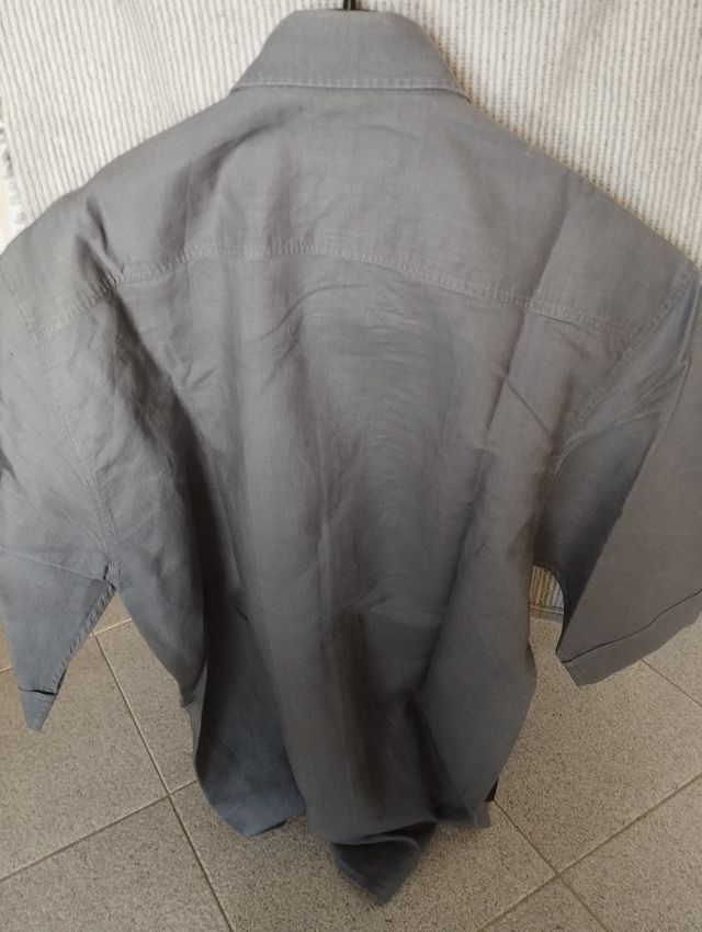 CAMICIA MAN. CORTA GRIGIA L