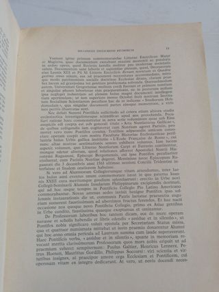 Liber Annualis Romae 1962 Pontificia Uni