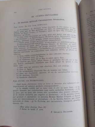 Liber Annualis Romae 1962 Pontificia Uni