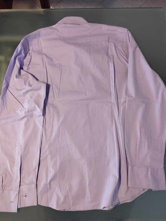 Camicia man. lunga fucsia L