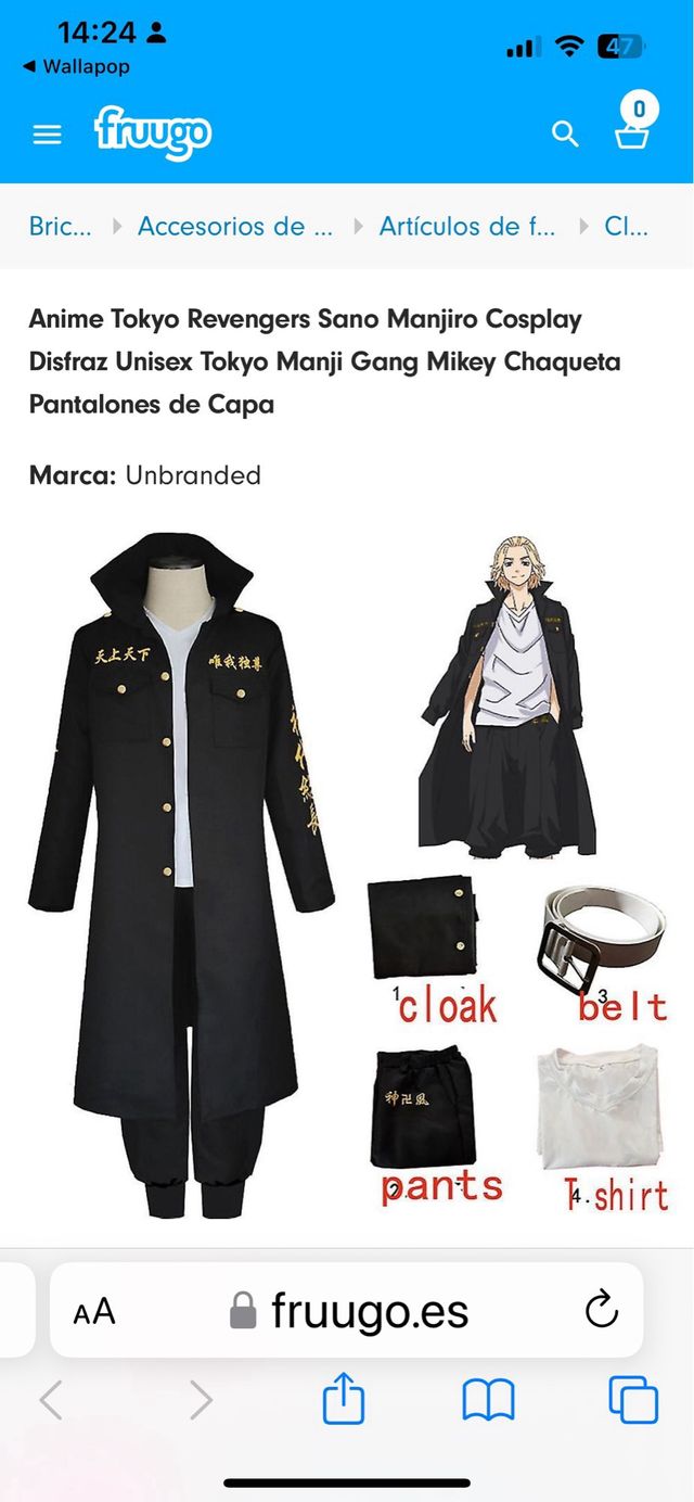 Cosplay Manjiro Sano Tokio Revengers