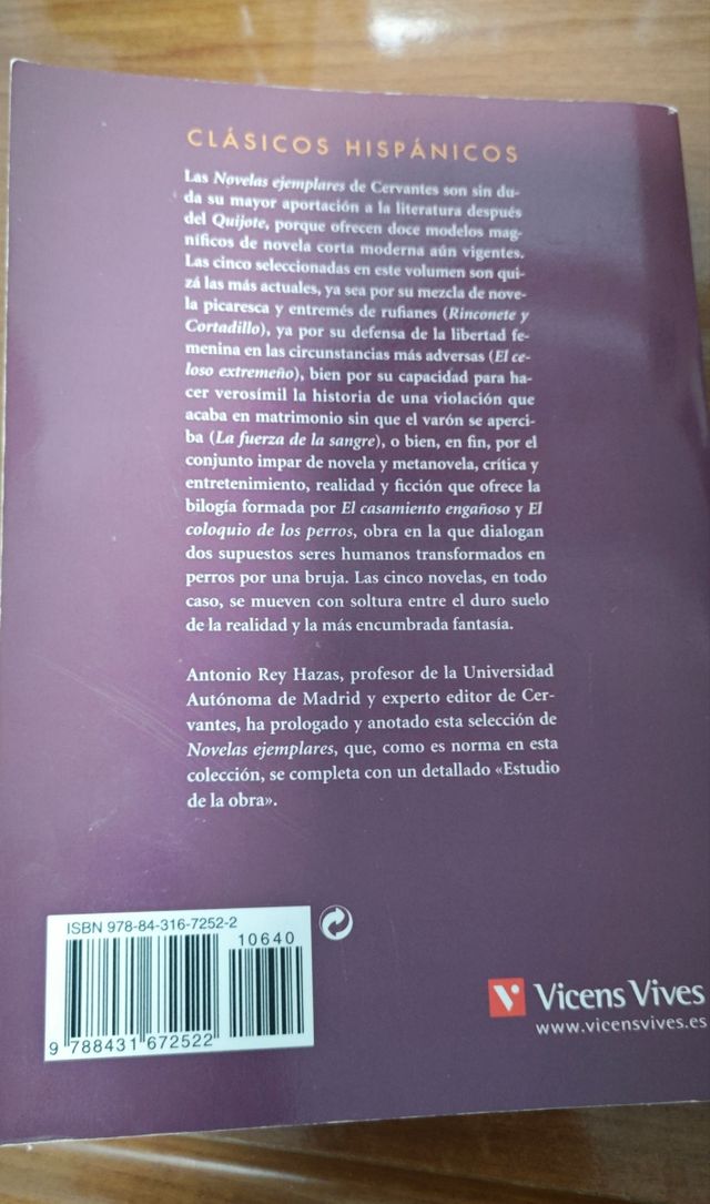 Libro Novelas ejemplares de Miguel de Ce