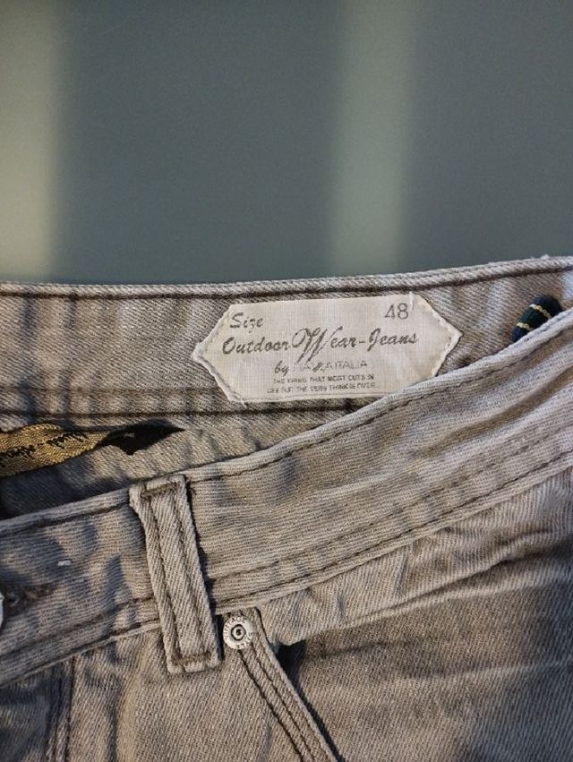 Pantaloncini corti jeans grigi T. 48