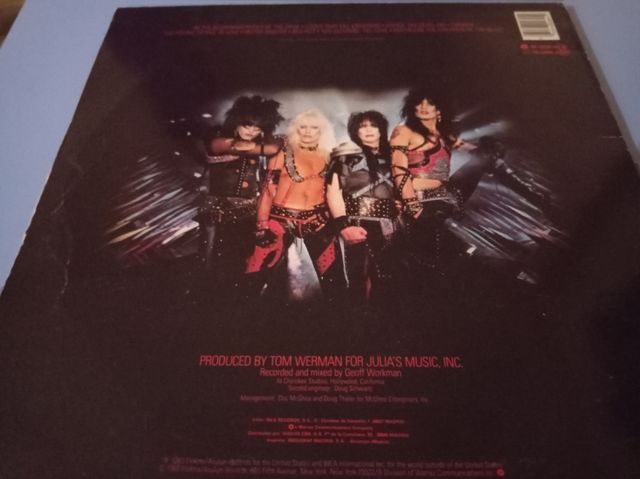 LP Vinyl Mötley Crüe