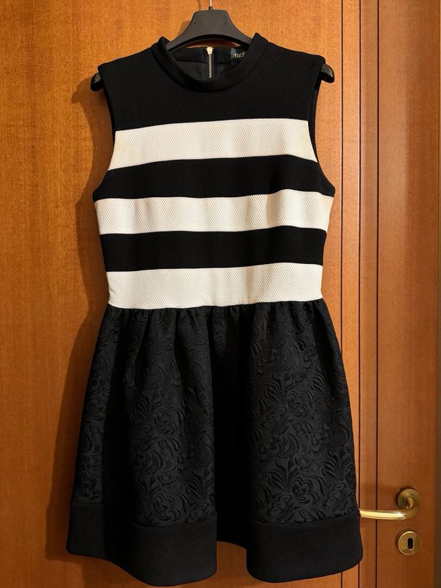 Vestito bianco e nero elegante I don’t care 