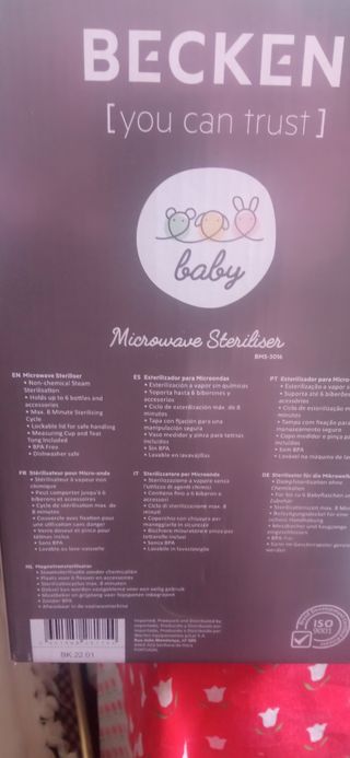 Esterilizador de microondas