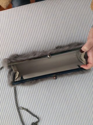 Bolso de fiesta gris