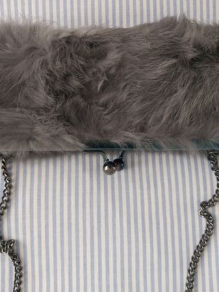 Bolso de fiesta gris