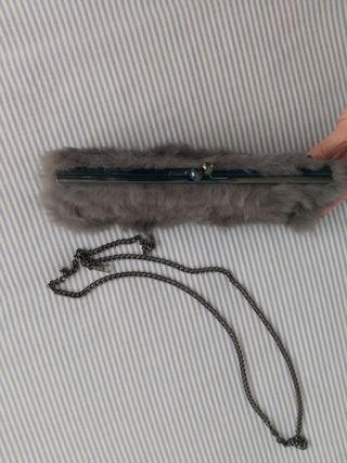 Bolso de fiesta gris
