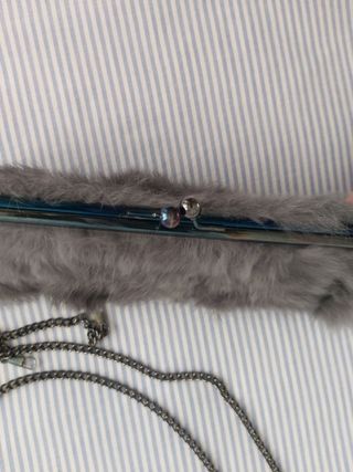 Bolso de fiesta gris