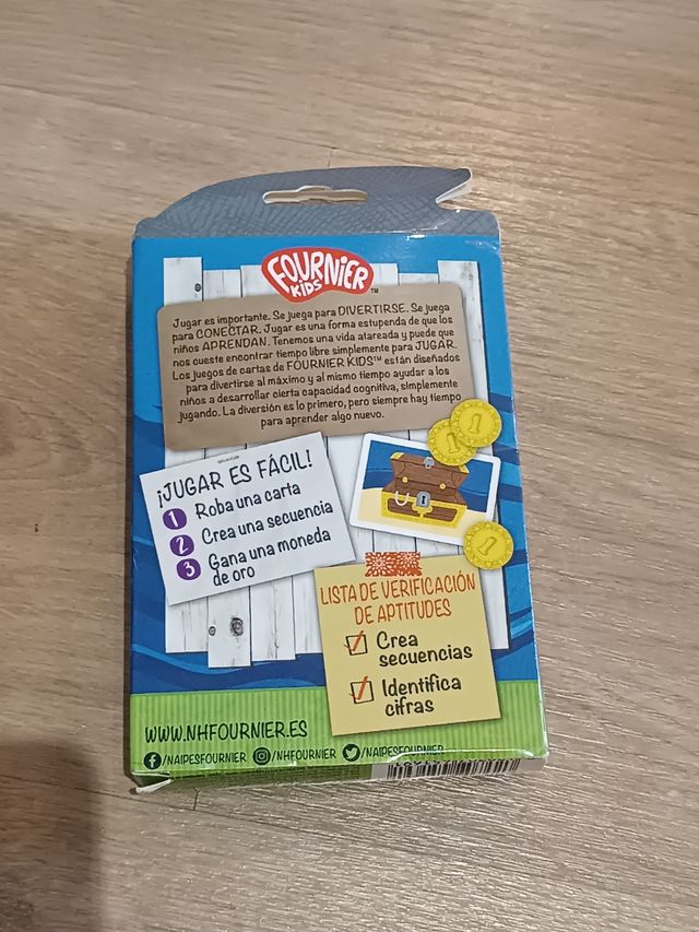 Juego de cartas para aprender secuencias