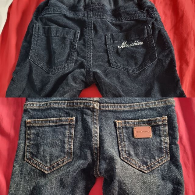 2 pantaloni Dolce&Gabbana e Moschino