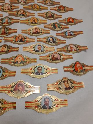 Lote vitolas serie literatos 