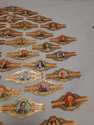Lote vitolas serie literatos 