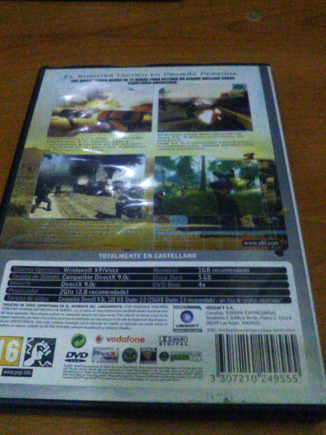 Juego pc ghost recon