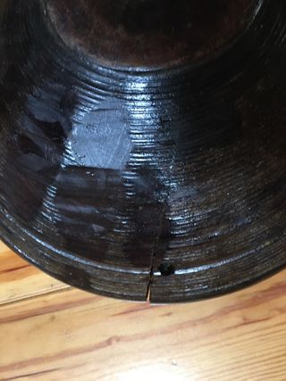 Antiguo plato/escudilla madera para picar