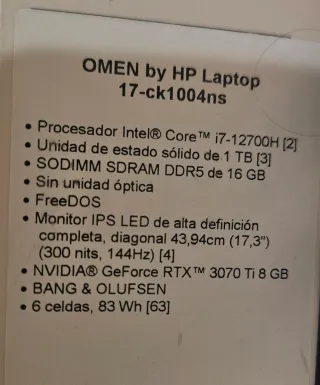 Ordenador OMEN nuevo con exocad