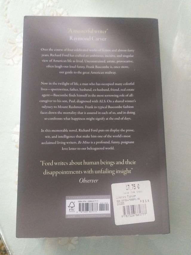 BE MINE.Richard Ford