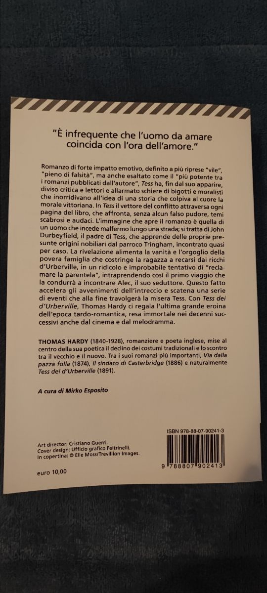 Libro: Tess dei d'Urberville