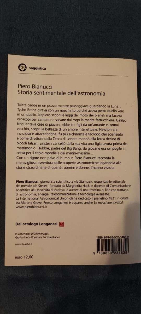 Libro: Storia sentimentale dell'astronom