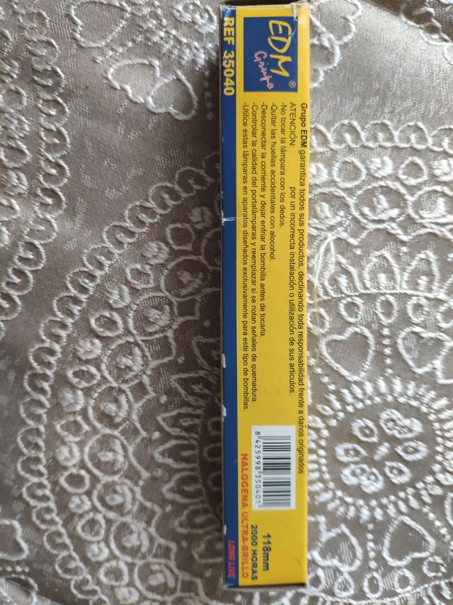 Lámpara tubular halógena 150W