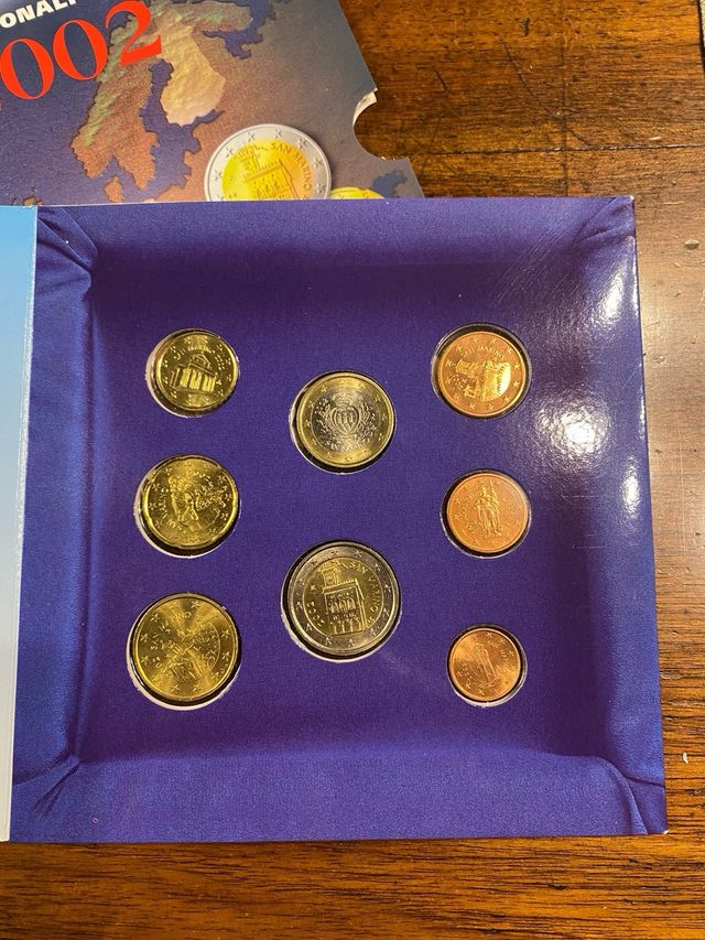 Monete conio Vaticano San Marino e monaco