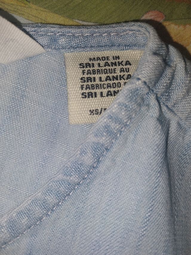 Camisa sin mangas levis xs