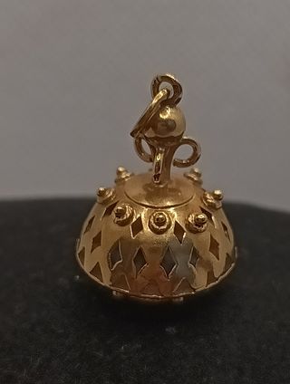 Topacio Azul Colgante 18K. Oro de Ley