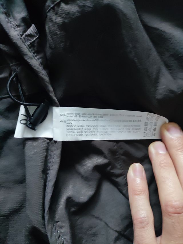 Giacca Zara unisex antipioggia/vento