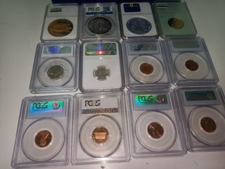 Vendo monedas certificadas americanas