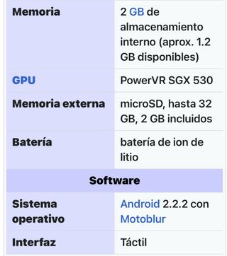 Smartphone Motorola