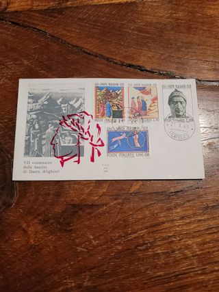 Annullo filatelico Dante Alighieri 1965
