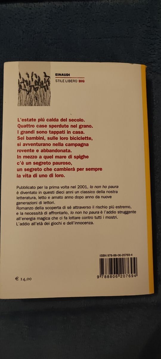 Libro: Io non ho paura