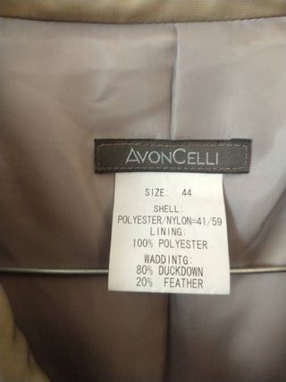 Avon Celli Piumino donna colore champagne 44