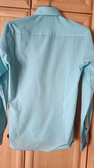 Traje Caballero negro #Hebymango talla 40+camisa+