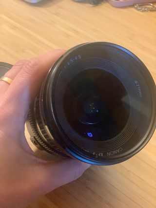 objetivo Canon 10-22mm ultrasonic