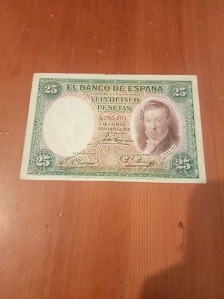 25 pesetas 1931