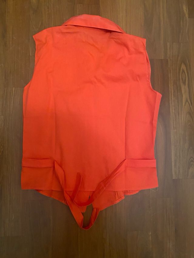 Gilet da donna e ragazza arancione vintage