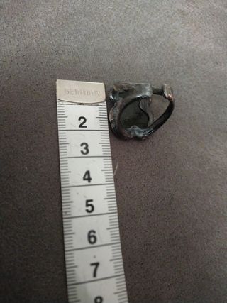 Anillo  Tous de plata y cristal murano