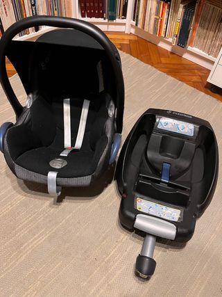 MAXI-COSÍ+base isofix. Silla de bebe automóvil.