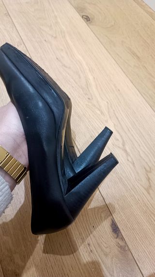 Zapatos negros tacón salon