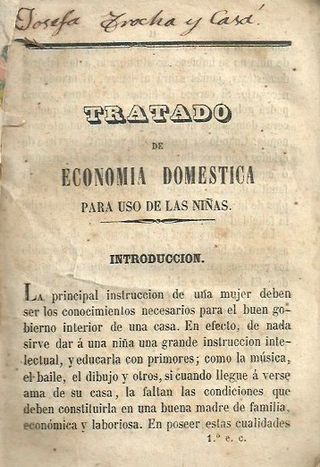 LOTE 2 LIBROS ANTIGUOS ECONOMIA DOMESTICA 1865