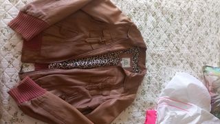 Chaqueta de piel autentica de ovino 