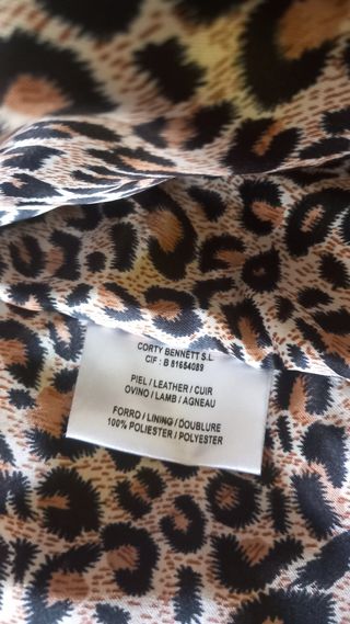 Chaqueta de piel autentica de ovino 