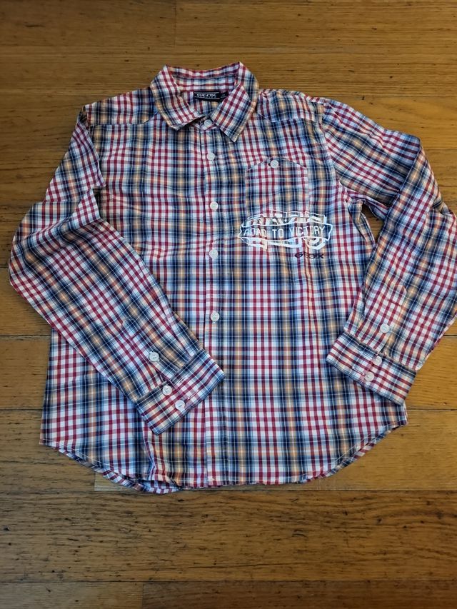 Camicia Geox bambino manica lunga scozzese